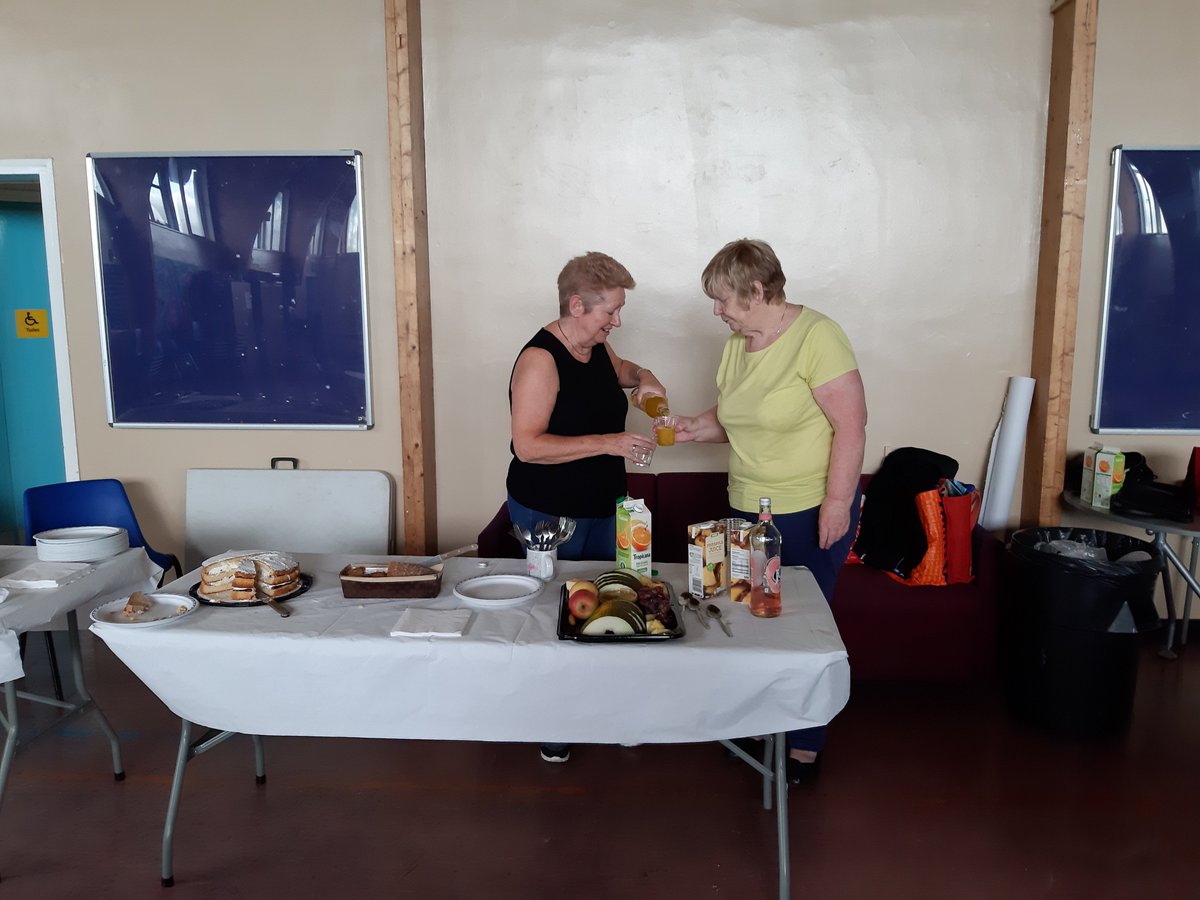 #thegreatgettogether afternoon tea at Sholver this afternoon. Well done Rose, Joyce and team <a href="/CommSholver/">SholverMoorsideCommTeam</a>