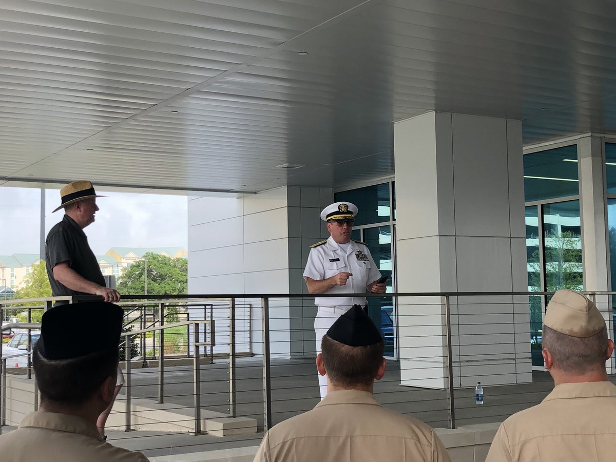 FIO_MontyGraham's tweet image. “A new hot bed for hydrography here in Gulfport” remarks by our National Hydrographer, @NOAA @NOAAcharts Adm Shep Smith.  Happy World Hydrography Day! Come see us this morning @SouthernMiss Marine Research Center.  #WorldHydrographyDay #SMTTT