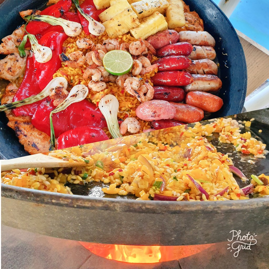 sarkka82's tweet photo. Lempi-#juhannus-annokseni: yks #paella. #ruoka #tulella #kokkailu https://t.co/z1BkltKwjC
