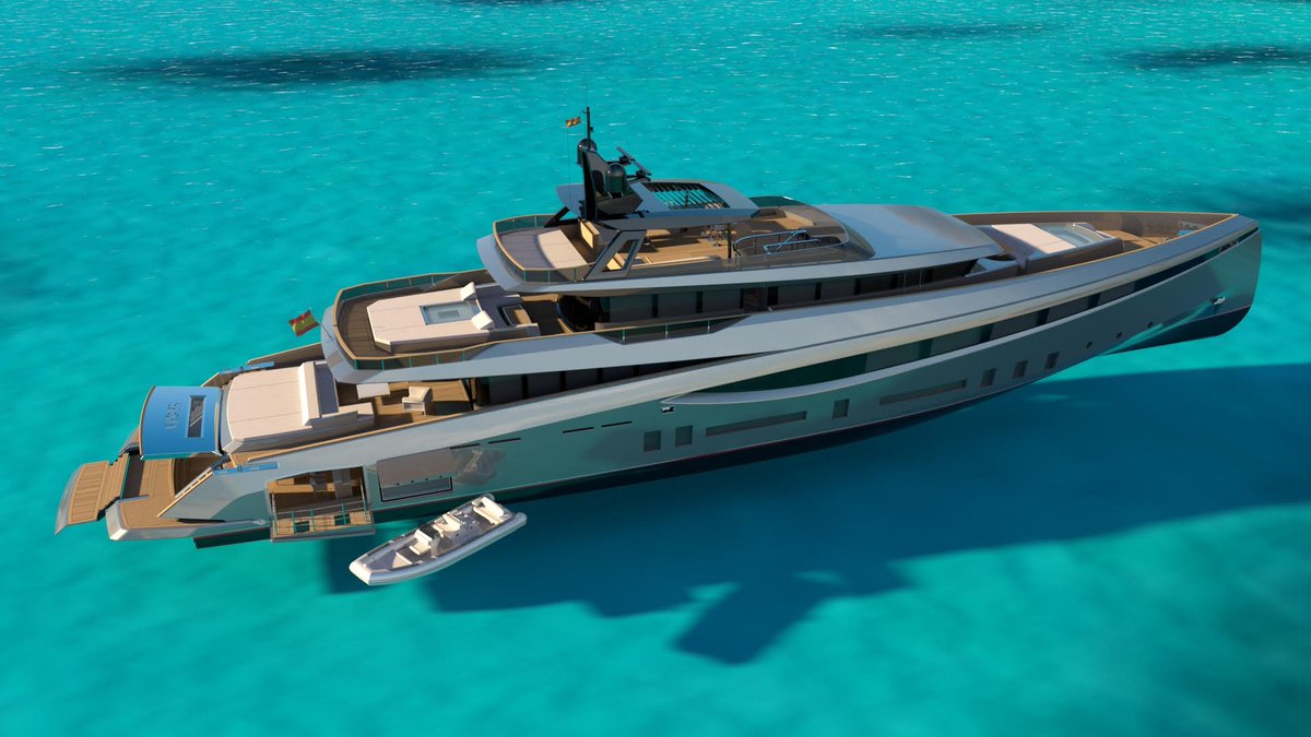 With a 55m overall length, 2.1m draft at half load and 22kn at full speed, "PROJECT SAONA" is ready to be the new silver bullet of the seas. Keep in touch with us for more info on this beauty developed in collaboration with Rodriguez Design

#yachtlife #superyacht #yacht #luxury