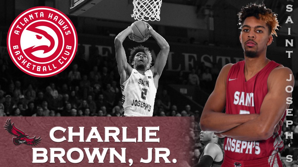 SJUHawks_MBB's tweet photo. Congratulations to Charlie Brown, Jr. on agreeing to a two-way contract with the Atlanta Hawks! 
#THWND #theSTORY https://t.co/isWGWbHmku