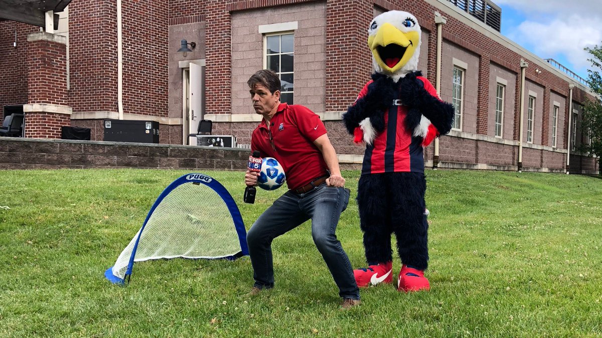 PK_WashSpirit's tweet photo. I made my 📺 debut today! Got to hang out with my friends from @MDSoccerPlex AND make a new one @TuckerFox5! Thanks for having me @fox5dc! https://t.co/CvABavWLgW