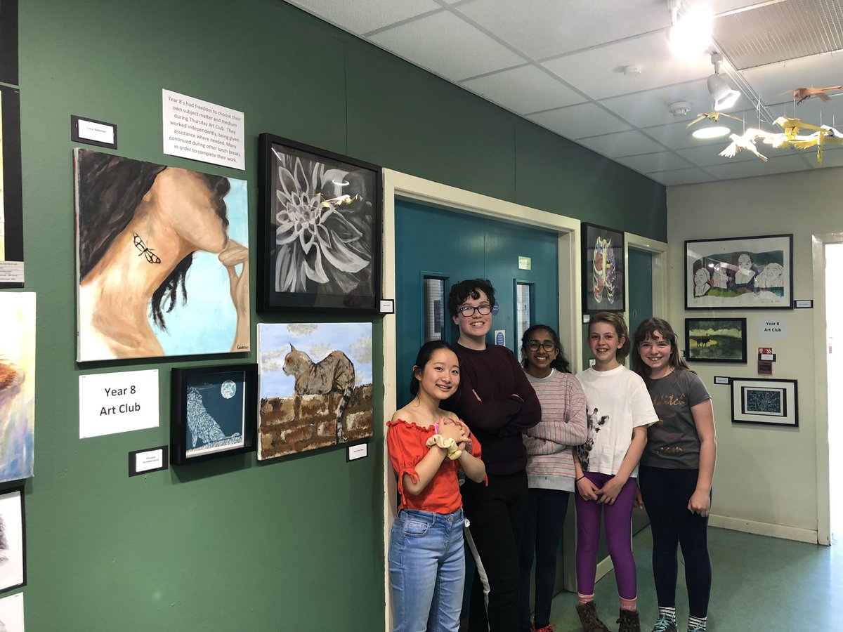 What a wonderful bunch of year 8 artists. Great work from our Thursday Art Club attendees