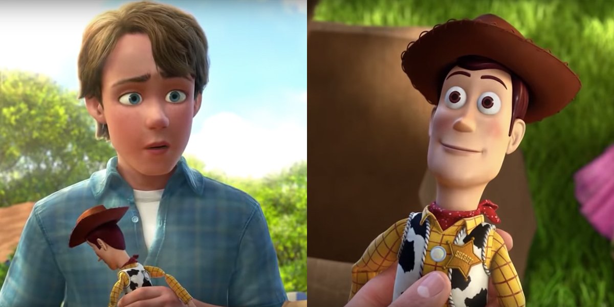 After seeing #ToyStory4, I couldn't stop thinking about how Andy never...