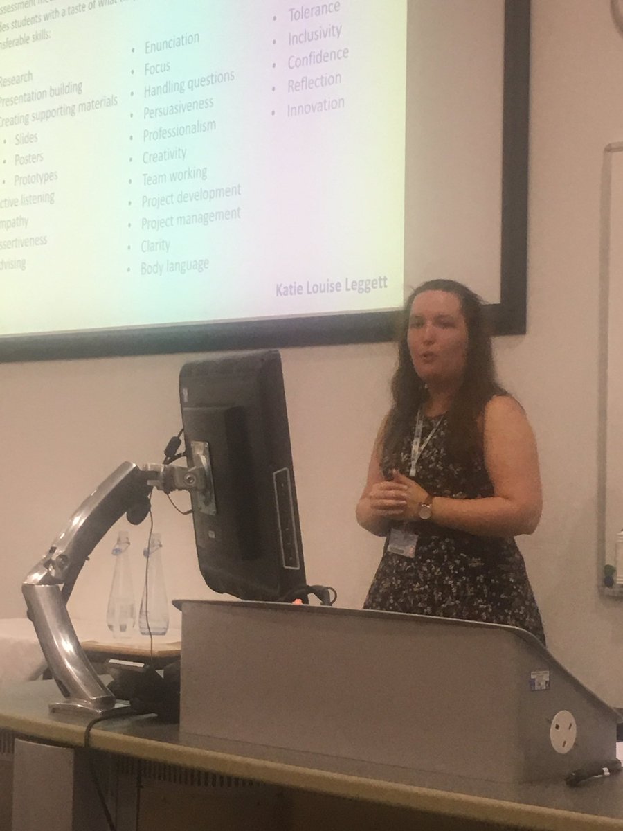 Embedding Dragons Den into assessments at #FBLShowcase. Well done Katie-Louise Leggett!