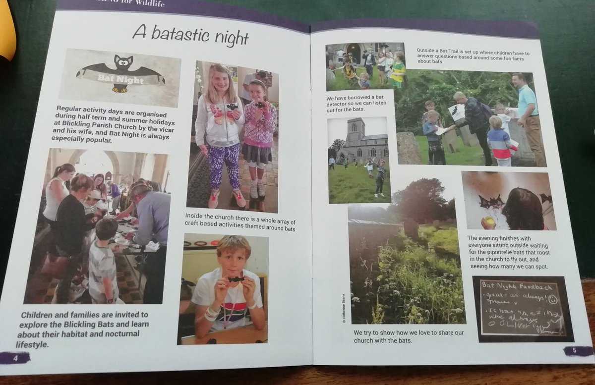 aylshamchurch's tweet photo. Great to see this fab article in the current edition of The Young #Batworker about our #Bat Night at #blicklingchurch
@_BCT_ @DioceseNorwich @DioceseNorCYF @SupportNWT @godsacre @SaveOurChurches @BlicklingNT @East_England_NT @HMGNorwich https://t.co/XsvWu2JLpW
