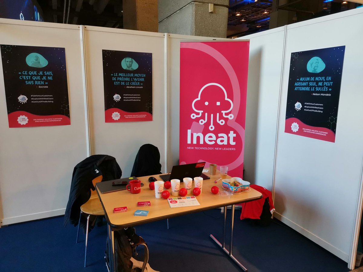 IneatGroup's tweet photo. Nous sommes présents aux #UXDays Stand N° 8. Venez échanger avec nos experts en expérience digitale pour discuter des tendances et vous présenter nos retours d'expérience projets. #TalkToYourCustomers #ExploreWithRealUsers #GetOutOfTheBuilding #DesignThinking #UX @mehdifeki https://t.co/aVGmV2FW94