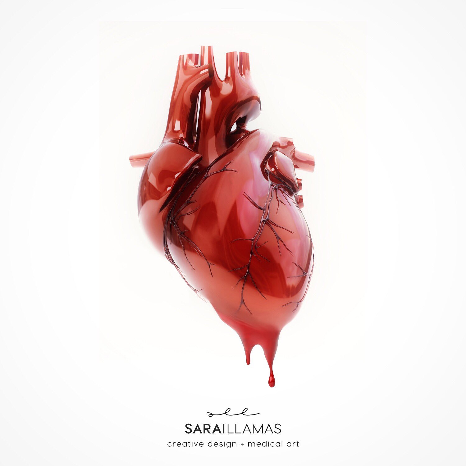 ZILUU - Luis Fer Sánchez on Instagram: sketchy anatomical heart