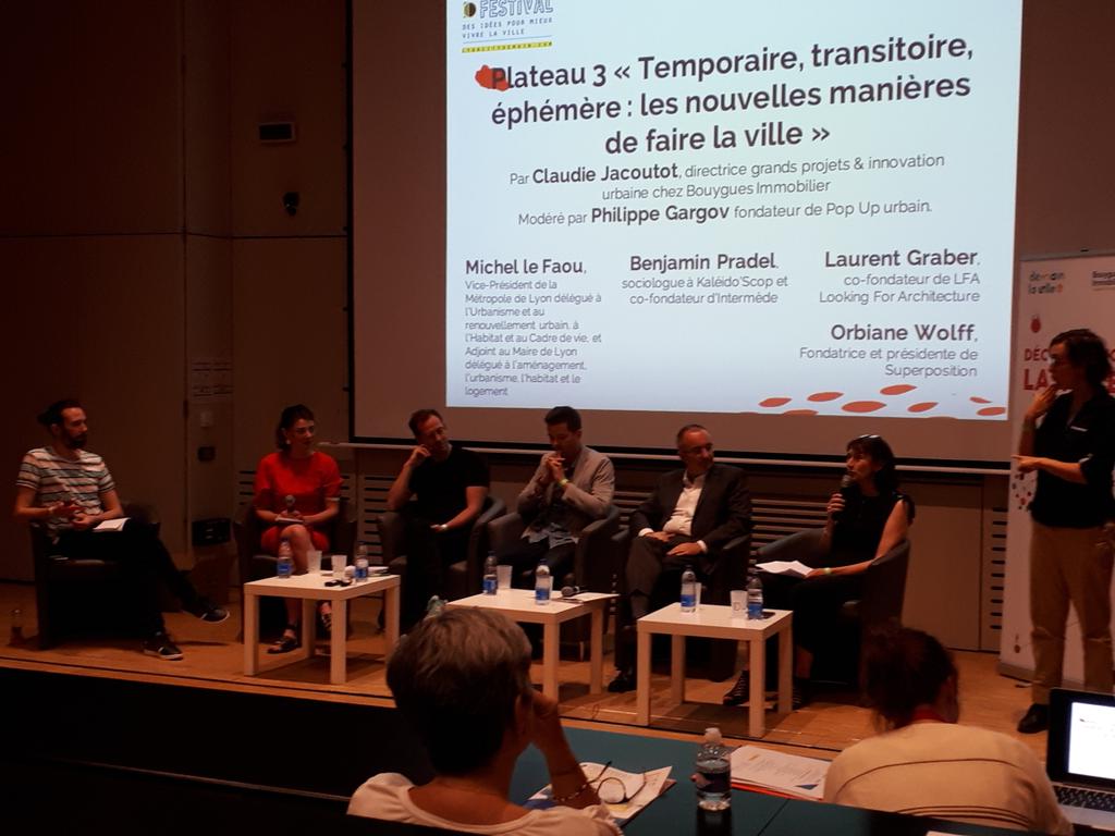 "La programmation immobilière s'enrichit par la préfiguration des usages avec des initiatives d'urbanisme temporaire" - Claude Jacoutot, directrice grands projets Bouygues Immobilier Lyon #villeapaisee