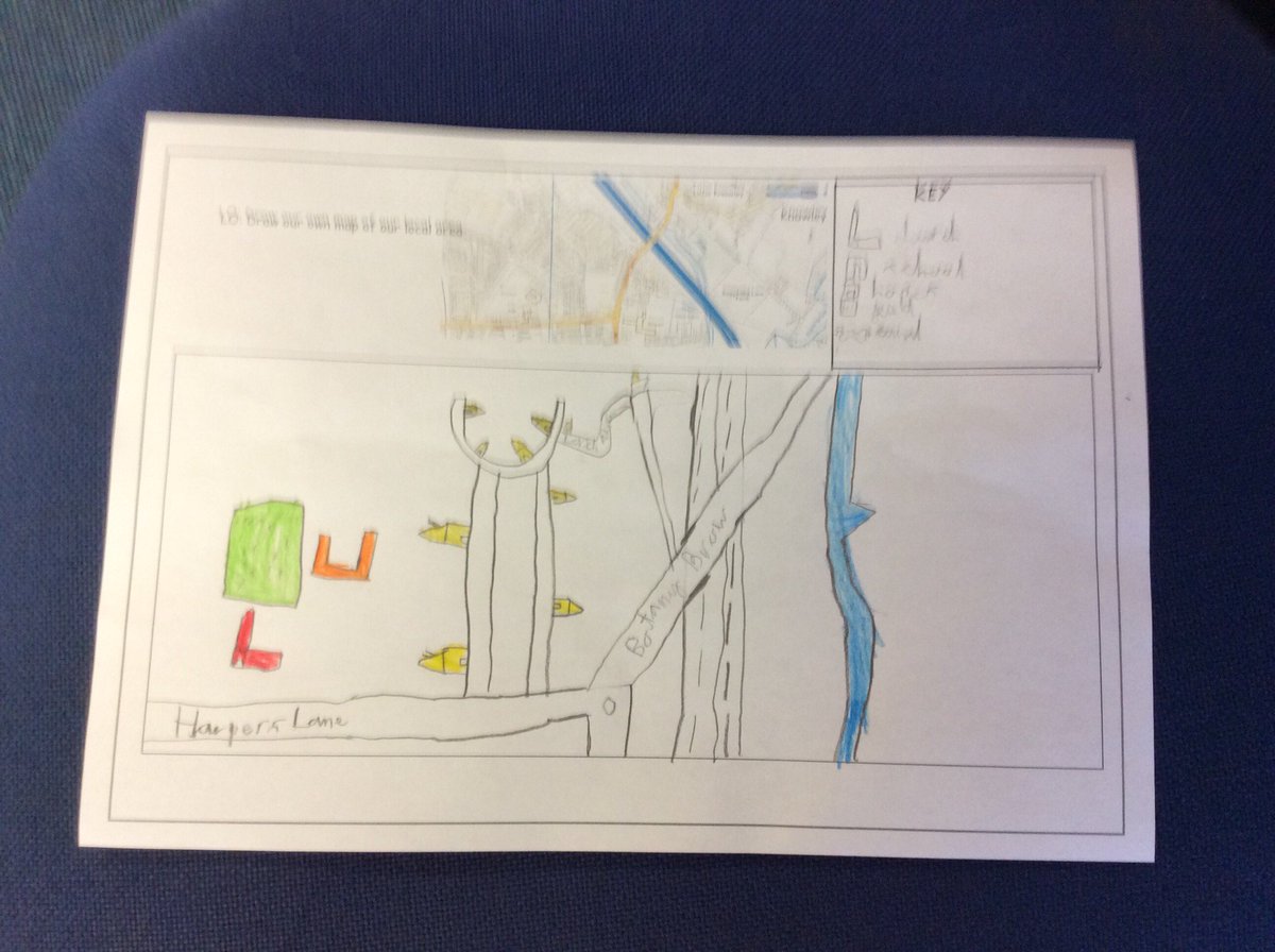 Heapey_Class's tweet photo. Fantastic map making of our local area. We have loved looking at and making maps of our local area #geography https://t.co/m6ZK13nZeU