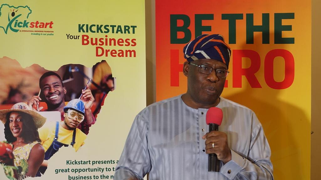 EDC4SME's tweet photo. "Youth unemployment has been a time bomb but initiatives such as #Kickstart2019 will detonate the bomb" - Mr Peter Bamkole,@bamkybaba Chairman, International Breweries Foundation and Director, EDC said during his speech. https://t.co/LfTk88PsxT