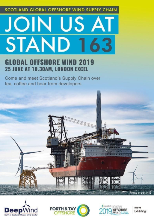 InvestFife's tweet photo. Next Tuesday & Wednesday #ForthTayOffshore, #DeepWind @scotent & @hienergyscot @HIEScotland will be exhibiting as “Scotland Offshore” at #RUKGOW19 in London #partnershipworking https://t.co/UWOayskcPu