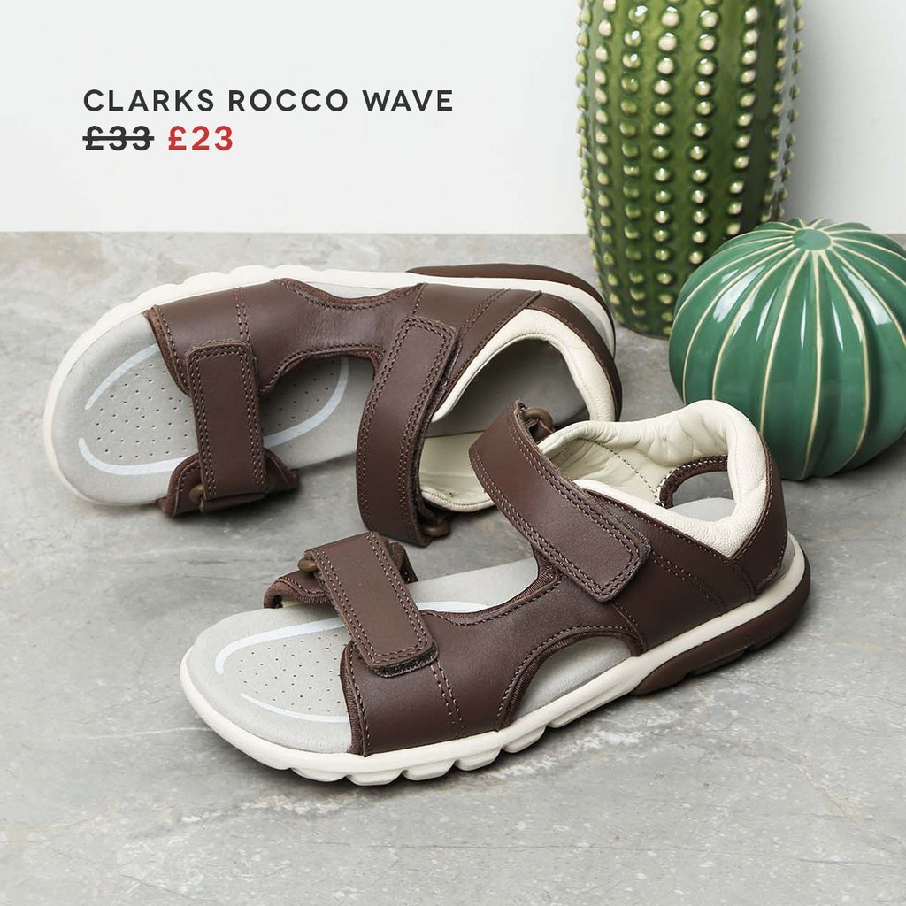 clarks rocco wave sandals