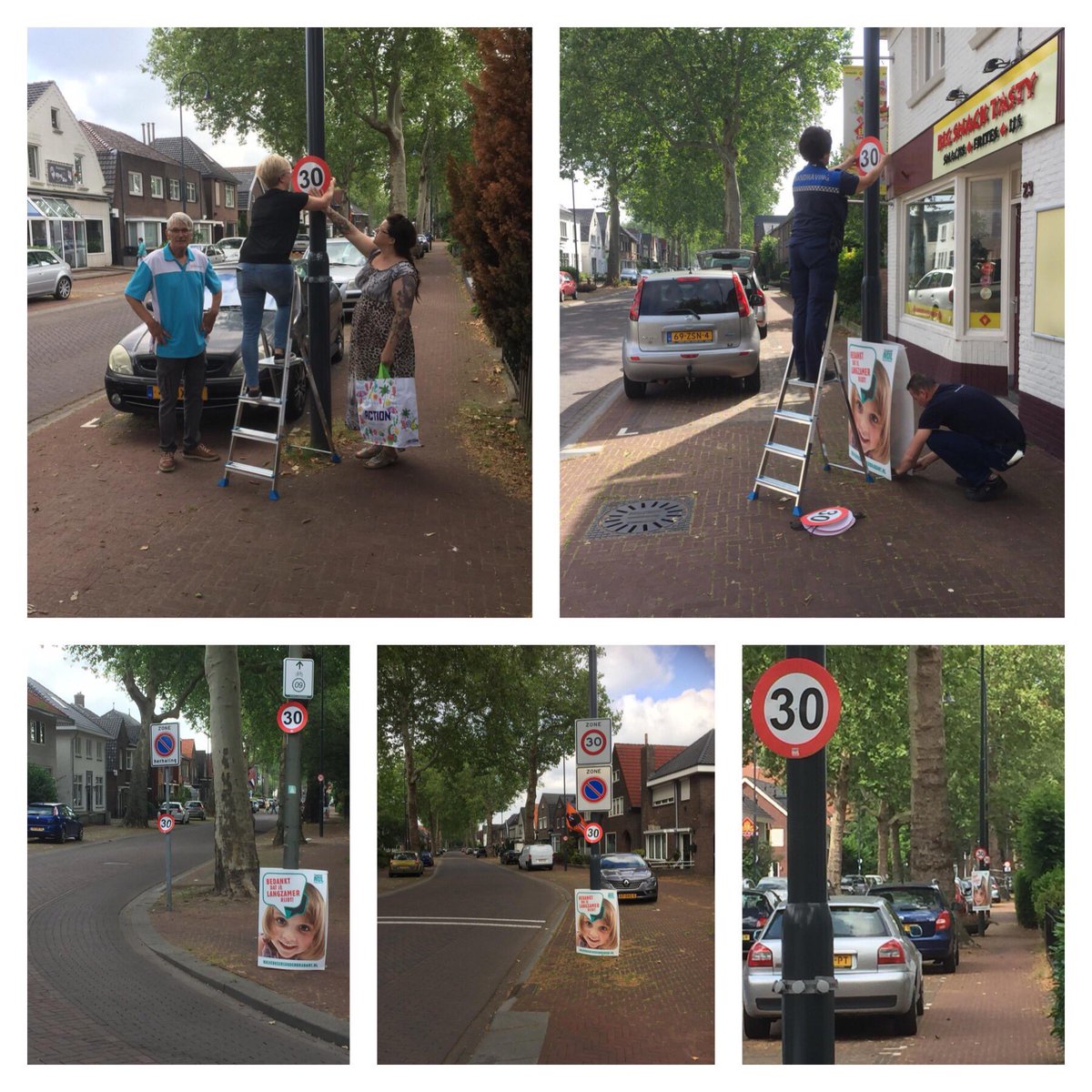 Op de Bakelsedijk in Helmond geldt een snelheidslimiet van 30 km

Echter 60 % van ons rijdt hier te hard

Bewoners en kinderen voelen zich hierdoor onveilig in hun buurt☹️

Door bewoners zijn er extra borden geplaatst!

Kunnen we jou nu ook bedanken voor een veilige buurt?