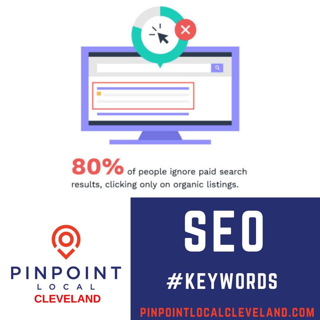 PinPointCLE's tweet image. 80% of people ignore paid search results, clicking only on organic listings. However, wouldn't it be nice to have the #1 Paid Ad AND the #1 Ranked Website? Talk about a Win-Win! Get your FREE SEO Audit at buff.ly/2VYWMCN
#GOOGLE #SEO #marketing #sales