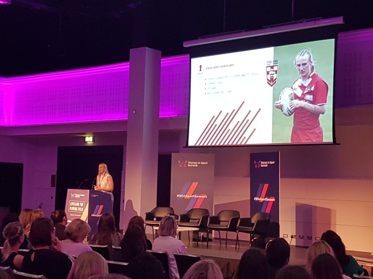 GeorgieLackPR's tweet photo. Great day at the Women in Sport Summit this week representing @catapultsports 🙌🏼
Recurring theme of the day: "if you can't see, you can't be". Privileged to hear from women who are smashing it in the industry including @Jodie_cunny 🏉
#WinSportSummit https://t.co/F0Nh9KWUJW