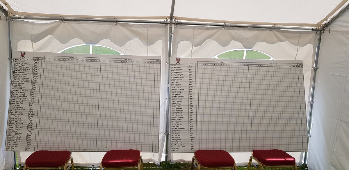 PeelGolfClub's tweet photo. It's nearly Town Cup day. The course is in superb condition (as always), look at the 18th green, it's amazing! 😍⛳ The boards are ready for tomorrow and even the weather is co-operating, it's going to be a great Saturday🏌️‍♂️🏆 #peeltowncup #westisbest #greenkeepers https://t.co/G7vltRYoYe
