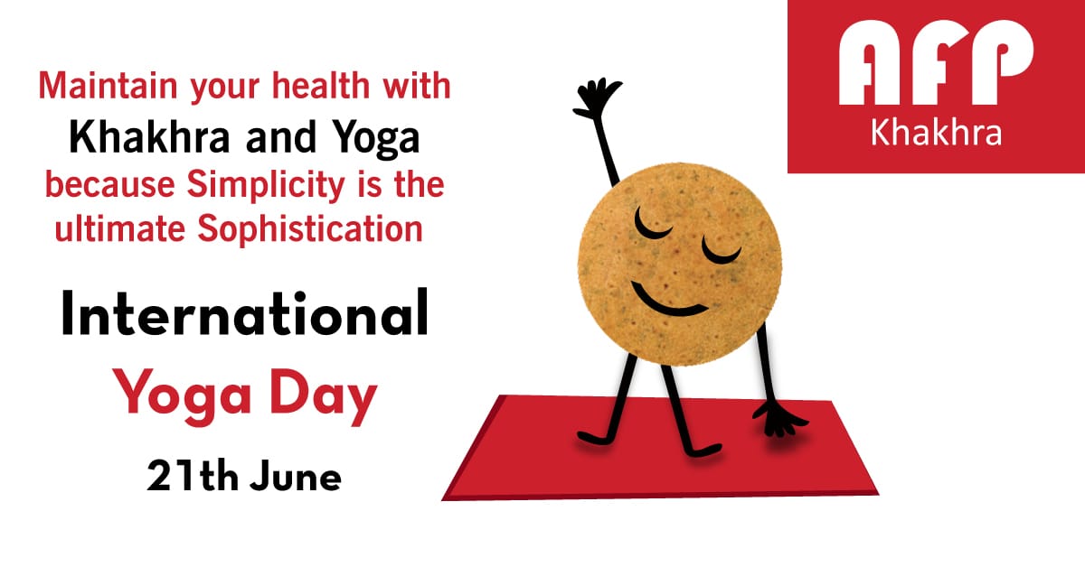 AashaFoods's tweet photo. #InternationalYogaDay #Khakhra #India #Food https://t.co/LBqVynE1ZH