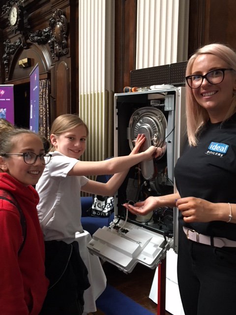 Female students from across the region are discovering exciting manufacturing and engineering careers at today's Women into Manufacturing and Engineering event at the Guildhall. We're open to the public tomorrow 10am-1.30pm - why not come along? #WiME #STEMcareers #ItStartsWithME