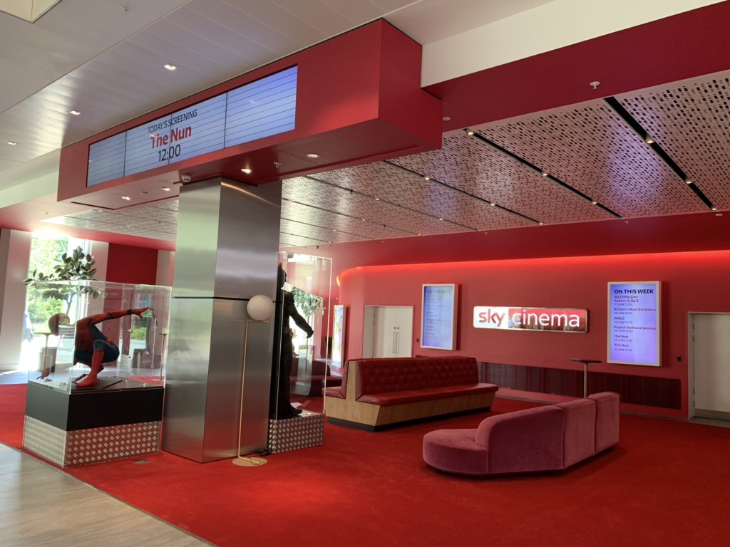 paolopescatore's tweet photo. Love coming here; must be a great place to work at #SkyCentral #lifeatsky; might watch #F1 #CanadianGP #FP2 on one of the big screens if I have time #SkyF1 @SkyUK https://t.co/rEEoG0WBqr