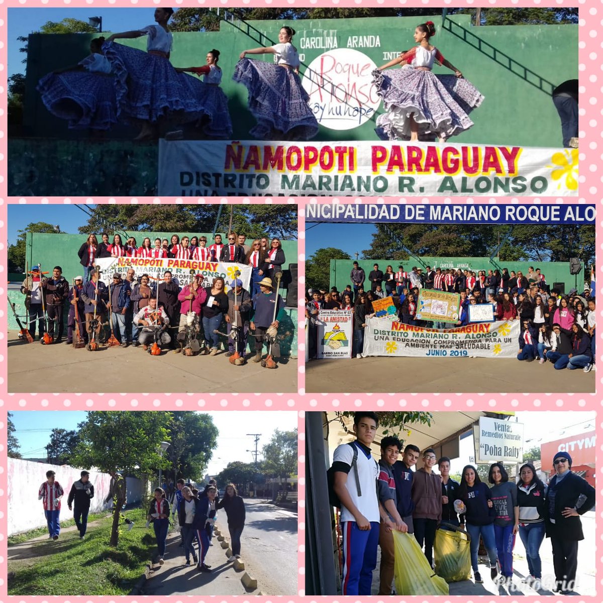 silvana_abdo's tweet photo. Felicitaciones a los más de 6.300 estudiantes de 232 instituciones de todas las ciudades del departamento Central que participaron ayer en la jornada de conciencia ambiental y dejaron limpios los espacios públicos 👏🏻👏🏻
#ÑamopotīParaguay #RevivePy
@MECpy @mambiente_py https://t.co/fLxpSExD4W