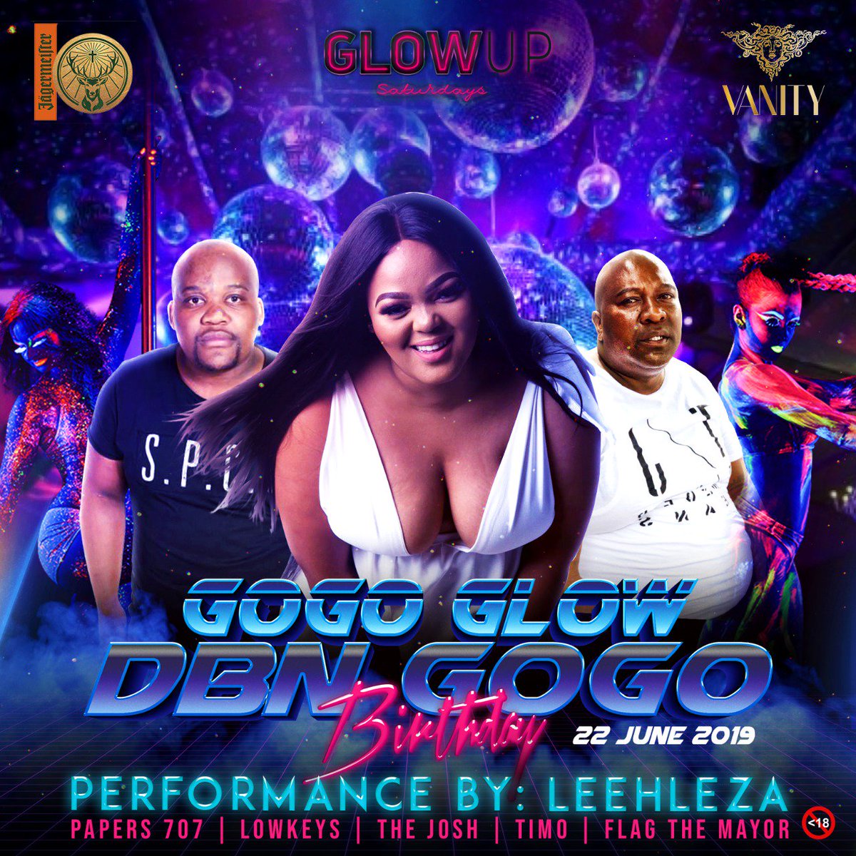 _DiegoZA's tweet photo. Ready to party with @papers707 &amp; @012Lowkeys? 🕺🏽 #GlowUpSaturdays #GogoGlow #AllAboutYou https://t.co/Xzvkjq7inG