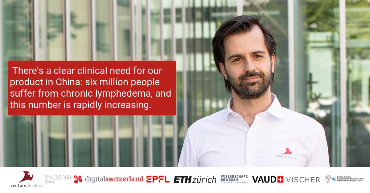 venturelab_ch's tweet photo. Growing prevalence of #breastcancer in China fuels the medical need for @Lymphatica's implantable #Lymphedema treatment. https://t.co/6djKXFvxFY

#VleadersChina @SCMPTech @techBuzzChina @CBR_Magazine https://t.co/G6gu5kRW9A