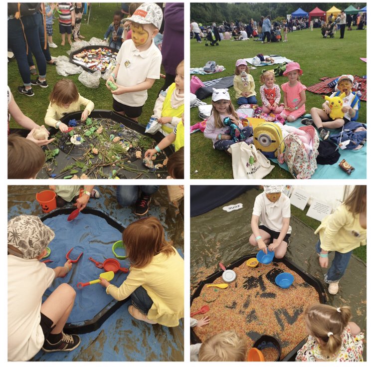 Nursery/Reception enjoying their right to play #article31 at @RCTCouncil #teddybearpicnic #RightsHour @SarahHooke @childcomwales