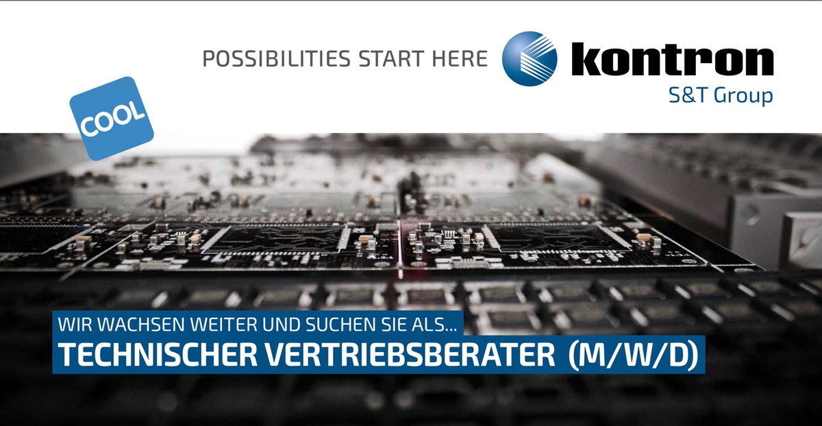 KontronElctrncs's tweet image. We&apos;re #hiring. And search YOU! Give yourself a jolt and apply now! We are looking forward to getting to know you. bit.ly/2ExI9eY #jobs #kontron #electronics