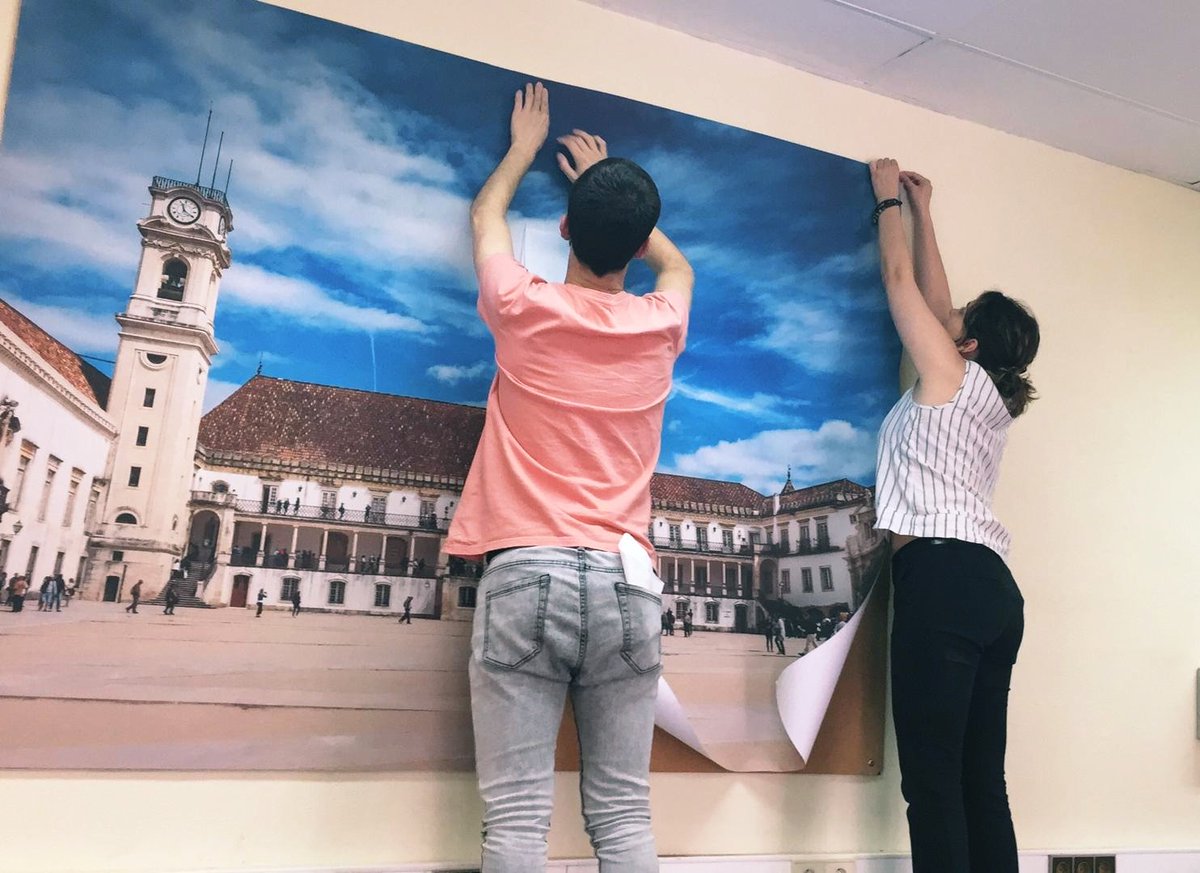 ProactionLab's tweet photo. We couldn't inaugurate our new facilities with empty blank walls! 🎉We have been working on the design and print of some big panels in order to decorate the new laboratory space. 👩🔧👨🔬Surely it is gaining life!
#cognitiveneuroscience #pimpmylab #ProactionMovingDay #newdecor https://t.co/7P2ShJSZ7g
