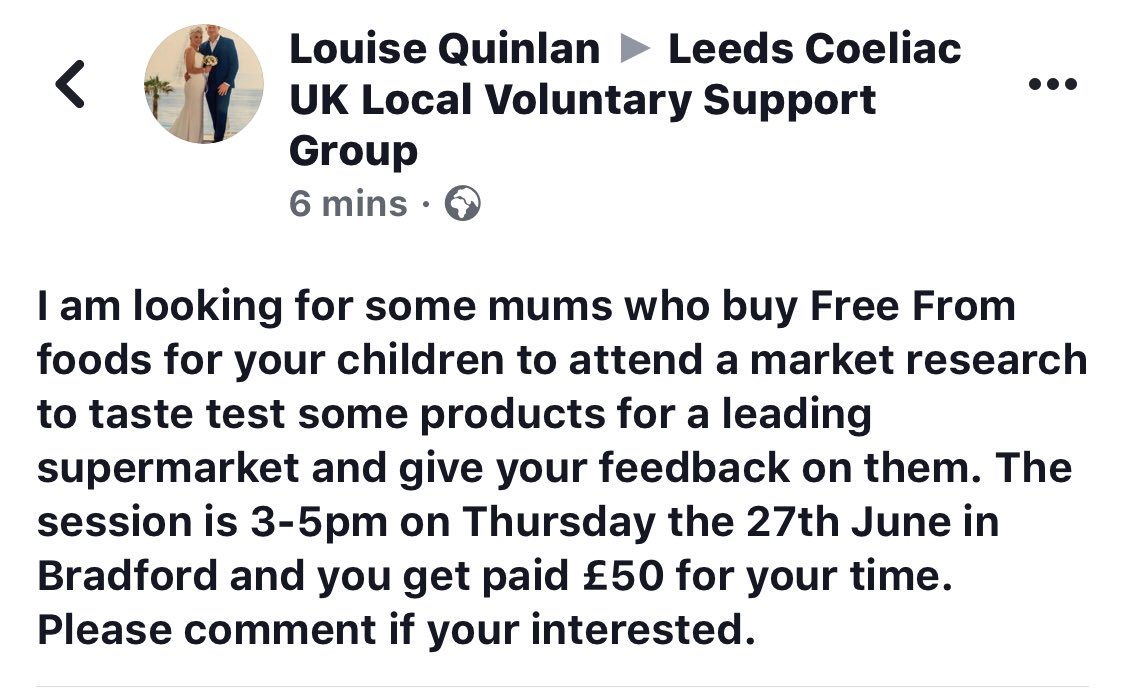 LeedsLocalGroup's tweet photo. In case any parents of those with #coeliacdisease or other allergies are interested email Louise louisesarginson@aol.co.uk #freefrom @Coeliac_UK #Bradford #lovinleeds https://t.co/7uvhO04V9f
