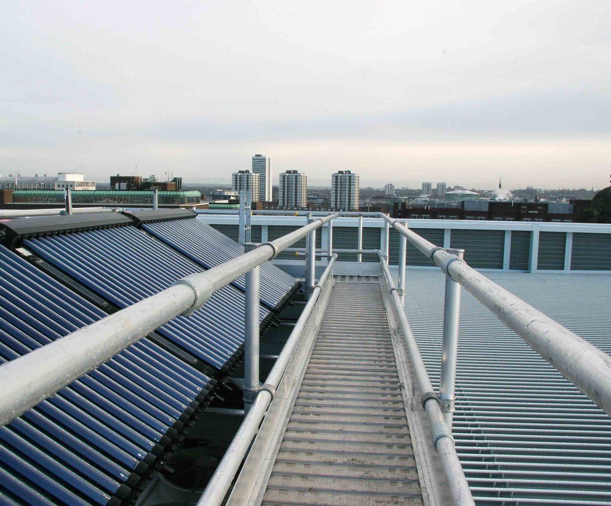 PremSafeUK's tweet photo. Can you safely access all the plant/systems on your roof? If not, you should consider installing a new access system. Find out more here: https://t.co/JmXyatFYAw

#roofing #roofers #commercialroofing #industrial roofing #commercialproperty #safety https://t.co/hUUQn07NK4