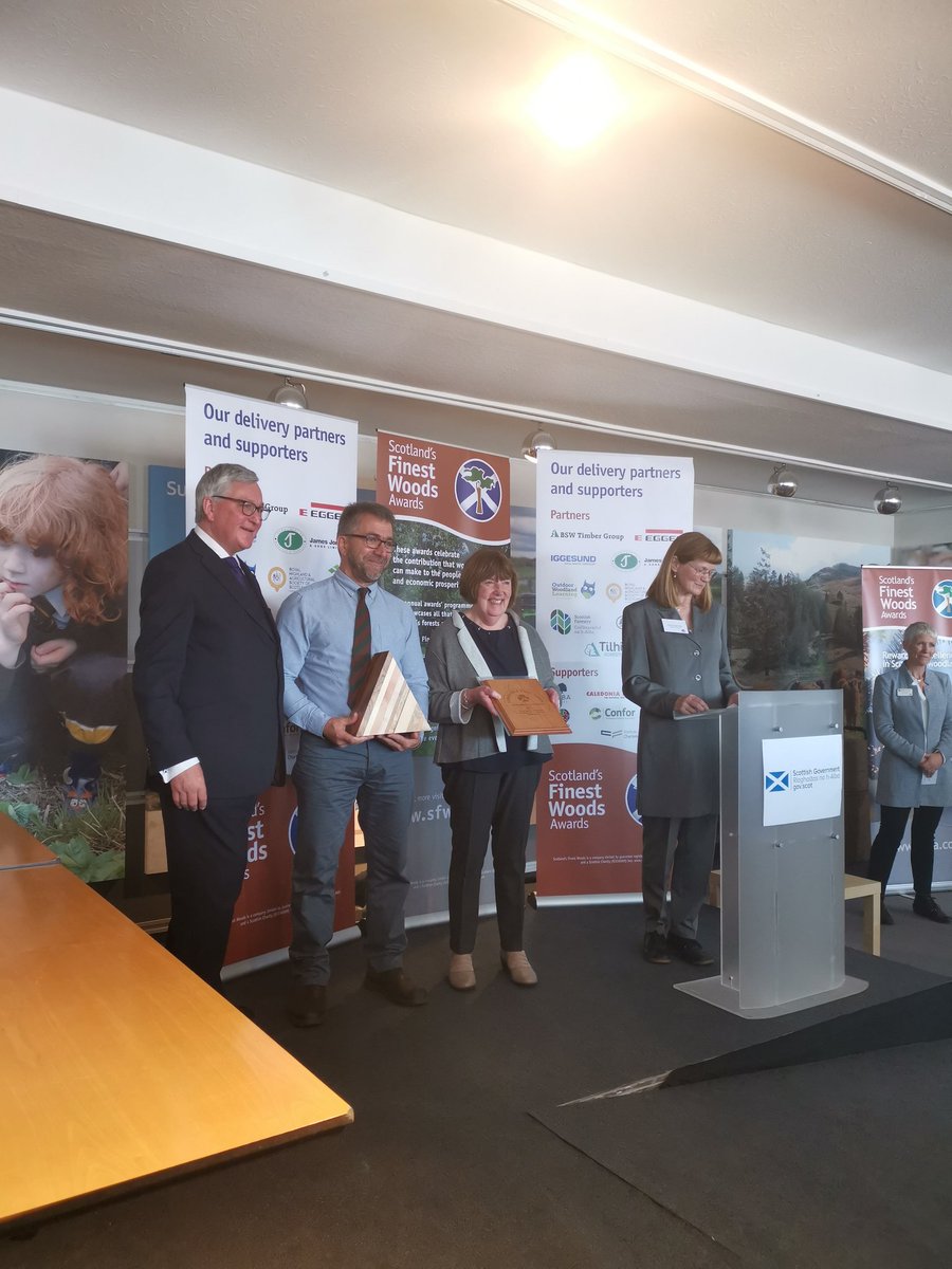 Congratulations to the 1919 #Forestry Act Centenary Award Winner: Forestry and Land Scotland - North Region team for Fort Augustus Woodlands, Highlands #SFWA19 #HighlandShow @ScFinestWoods @scotforestry #forestry100