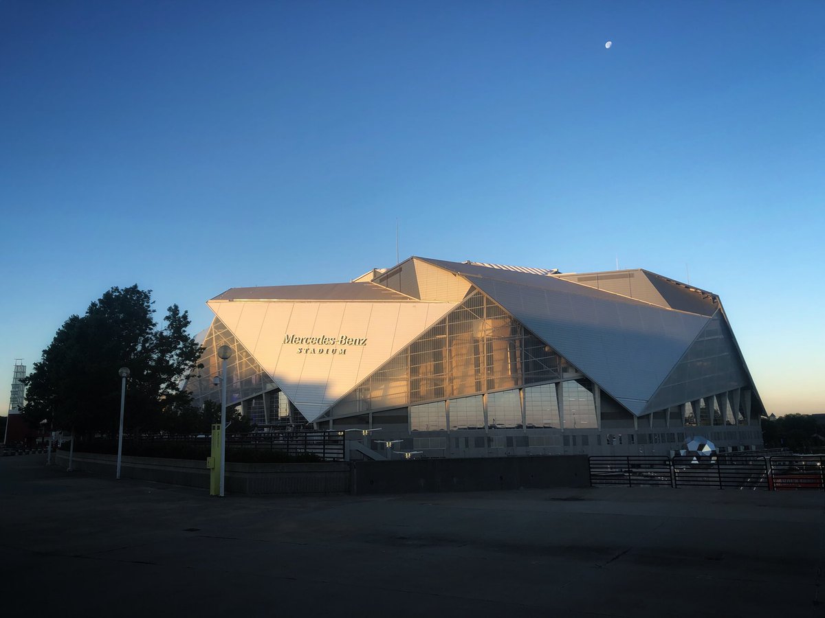 karlyeats's tweet photo. The view of @MBStadium this morning! #PrimericaConvention #primerica #atlanta https://t.co/NgJQkEjrUm