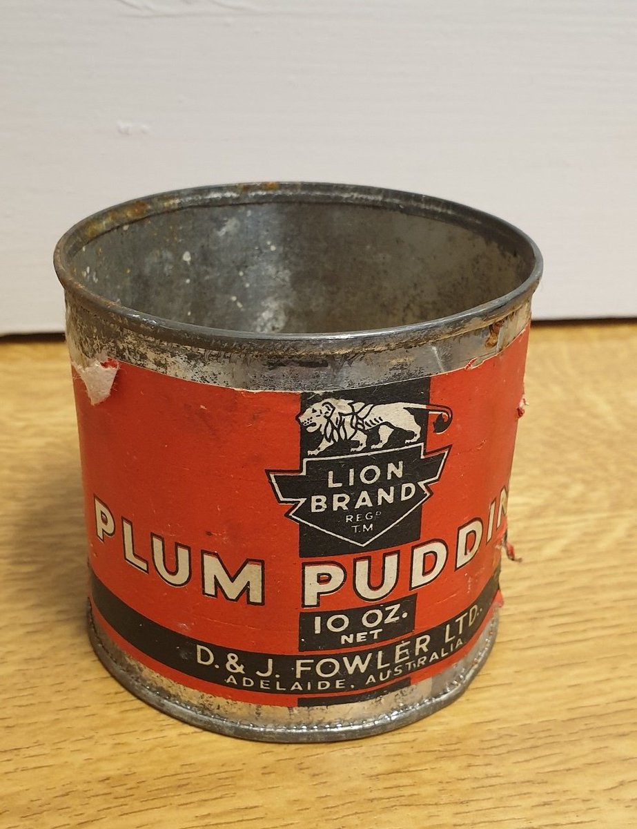 OldGlenalmond's tweet photo. Following some recent repair work to Patchell's boarding house, Coll found this old (empty!) tin of 'Fowlers Lion Factory' Plum Pudding hidden under the floorboards of the 1st floor bedroom! Which OG is going to own up!?
#GlenalmondColl #PatchellsHouse #LionArtsFactory #Adelaide https://t.co/VSiGTN2YTI