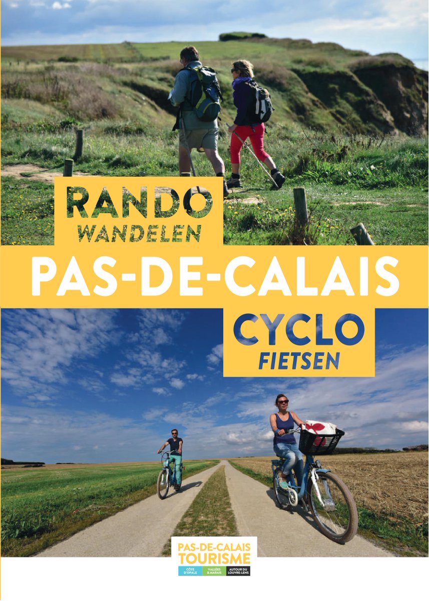 Guide #rando #cyclo dans le #Pas-de-Calais : 16 boucles de #randonnee pédestre et 18 boucles #cyclo à découvrir 👉 bit.ly/Rando-cyclo-Pa…