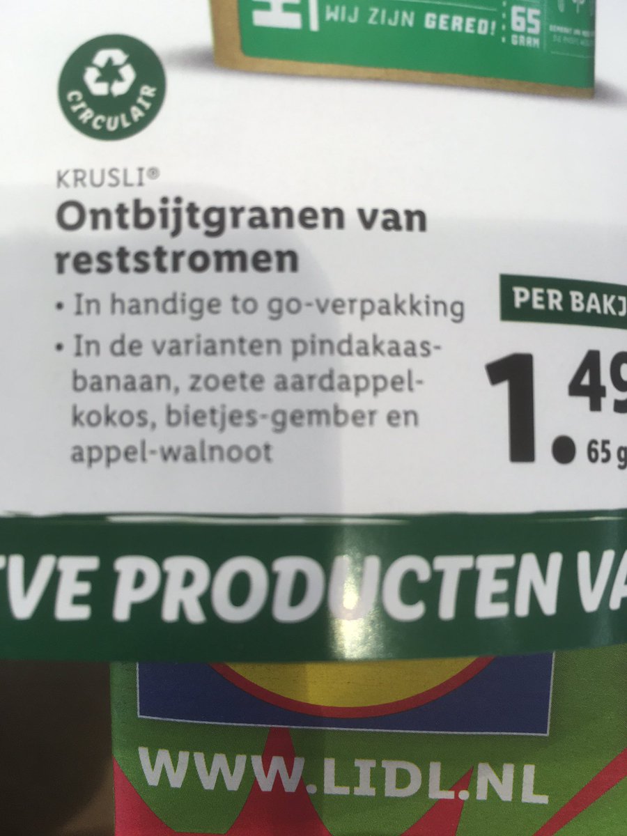 O wat is dit cool zeg!!!!! <a href="/LidlNederland/">Lidl Nederland</a> #lowfoodprint #insecten #reststromen #zeewier #oesterzwam