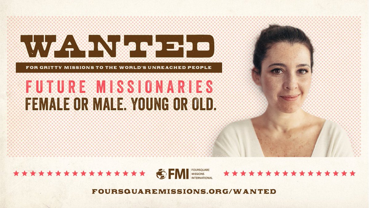 WeAreFoursquare's tweet image. #FoursquareMissions is looking for the bold few ready to go to the most unreached mission fields. You know people in your spheres who could be trained and sent. Now you get to be the bridge that gets them to where God is calling them. Find out how at foursquaremissions.org/wanted.