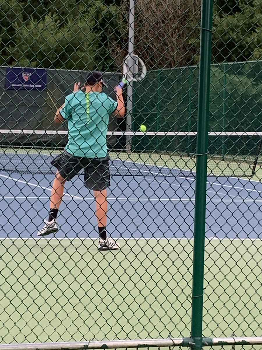 WMt3nnis's tweet photo. We’d like to congratulate rising Sophomore Chase Pullin on his Runner Up finish in the HTP Open. Pullin lost in the final to current Mary Baldwin University Head Tennis Coach Chris Stambaugh. https://t.co/x6C4dx7OFt