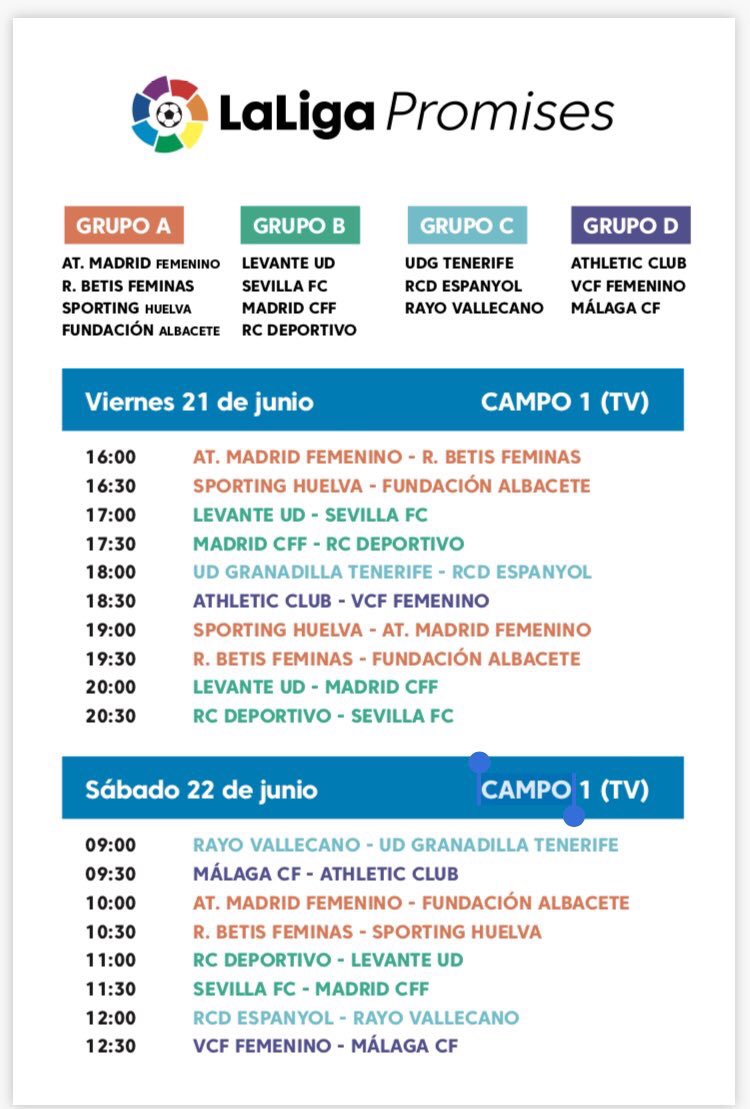 futbolinvisiBet's tweet photo. 🤩 ¡Hoy se cumple un SUEÑO! 

🏆 La Liga Promises también es femenina 👧🏻 y se podrá ver en @Gol. 

⚽️ #HablamosDeLoMismo https://t.co/hsFULTFzaG