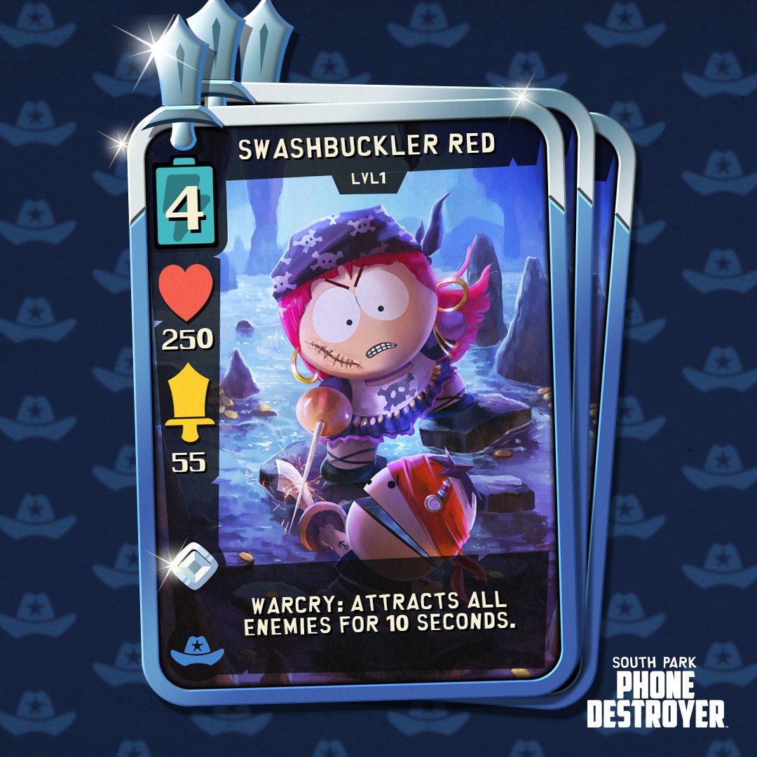 Phone Destroyer On Twitter Check Out The Brand New Swashbuckler Red Card New Kid Her Warcry Ability Attracts All Enemies In Range For 10 Seconds Https T Co 4pq4rxbysy