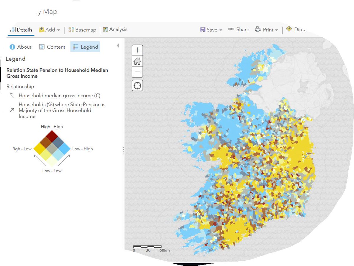 doyleeamonn's tweet image. Or go even further with @CSOIreland data by logging into #ArcGIS Online from @EsriIreland and use #smartmaps to do some multi-variate mapping and explore relationships in the data.
