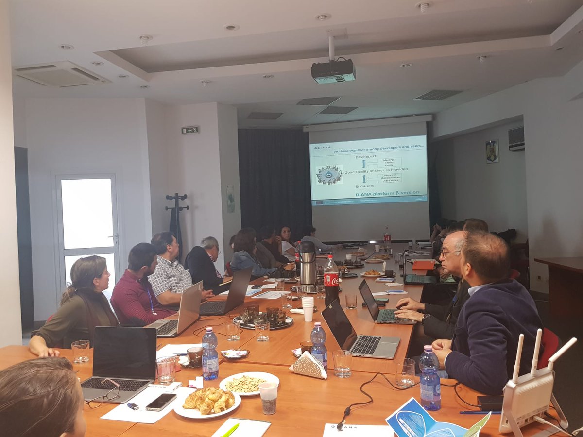 DIANA held its' 3rd regional meeting in Bucharest. Approximately 20 participants from different institutions attended the meeting that was held in the headquarters of NARW and were presented with the outcomes of the Romanian pilot. 
#illegalirrigation #eo #drought #wfd #h2020