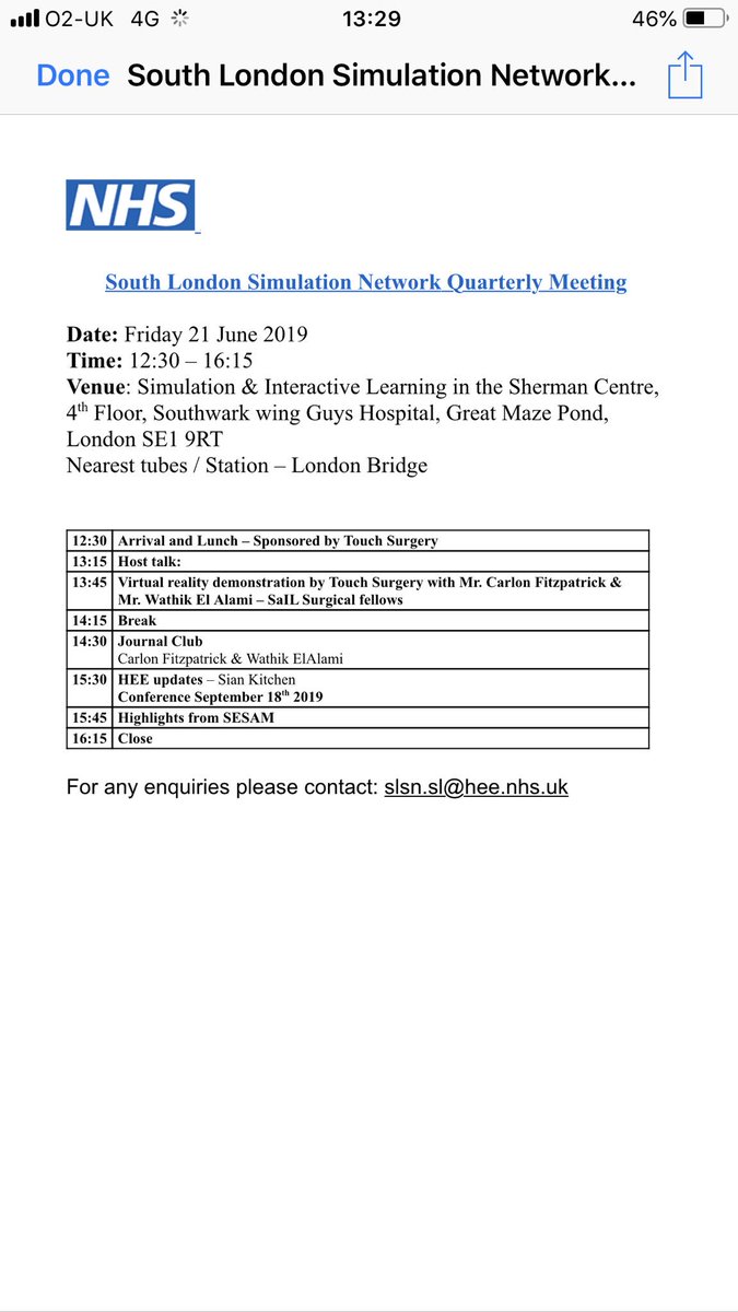Colette Laws-Chapman 💙 (@milliecolette) on Twitter photo Hosting the South London Simulation network meeting - lovely to see so many colleagues here & thanks to Touch Surgery <a href="/TouchSurgery/">Medtronic Digital Surgery</a> <a href="/SaIL_Centre/">SaIL Centre</a> @ChantlerSail <a href="/GAPSsimulation/">GAPSsimulation</a> @gabereedy @CroydonSimulat1 <a href="/KingsMedEd/">King’s College Hospital PGMDE</a> Hosting the South London Simulation network meeting - lovely to see so many colleagues here & thanks to Touch Surgery <a href="/TouchSurgery/">Medtronic Digital Surgery</a> <a href="/SaIL_Centre/">SaIL Centre</a> @ChantlerSail <a href="/GAPSsimulation/">GAPSsimulation</a> @gabereedy @CroydonSimulat1 <a href="/KingsMedEd/">King’s College Hospital PGMDE</a>