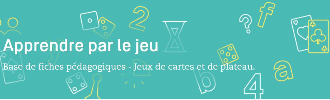 🔝 Apprendre par le jeu : une base de fiches pédagogiques pour intégrer les jeux de cartes et de plateau à ses séances en classe. Avec moteur de recherche, kits thématiques et retours d’expériences reseau-canope.fr/apprendre-par-…