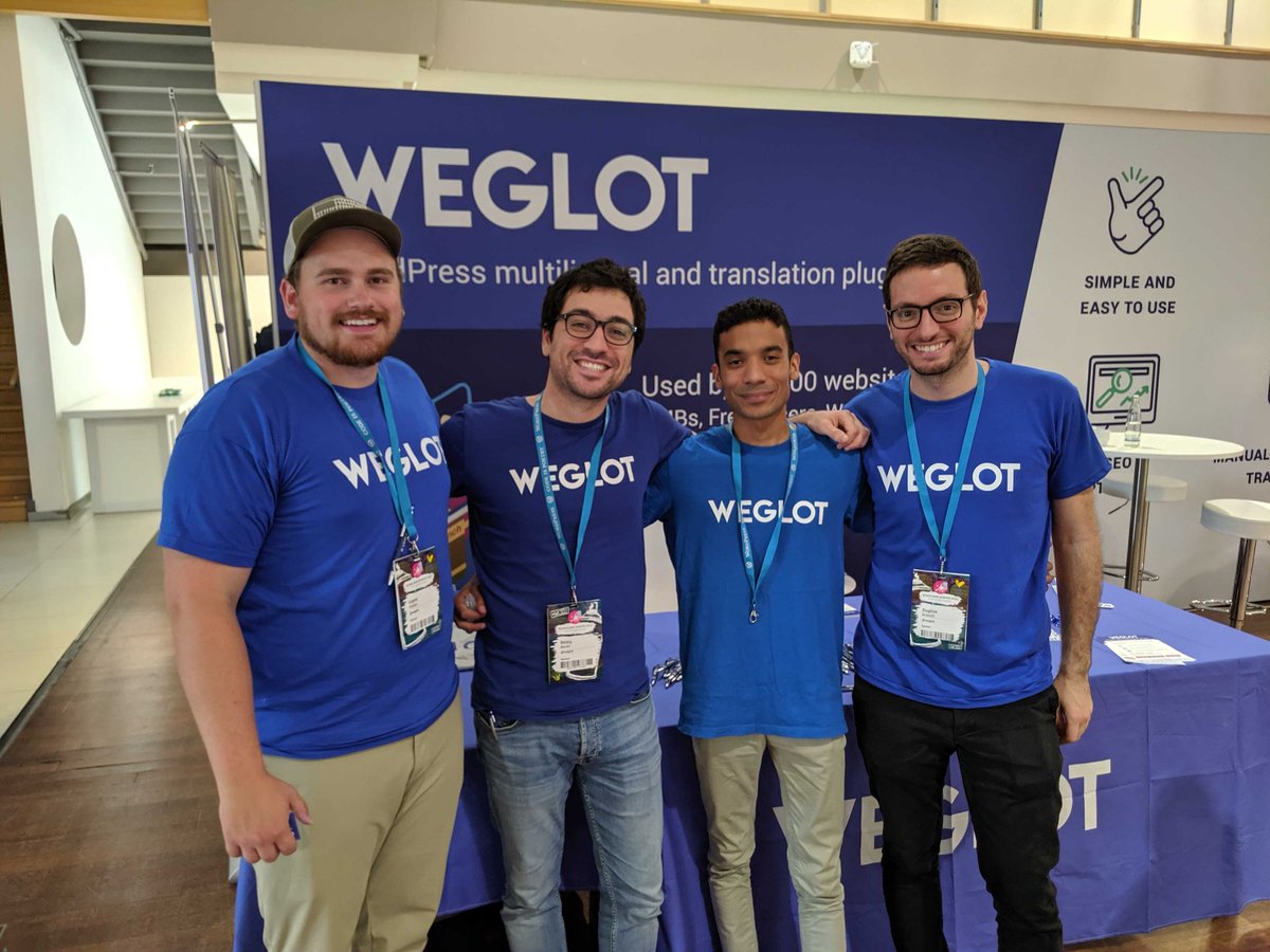 Currently <a href="/WCEurope/">WordCamp Europe</a>! Come and say hi! 🇩🇪 #WCEU #multilingual