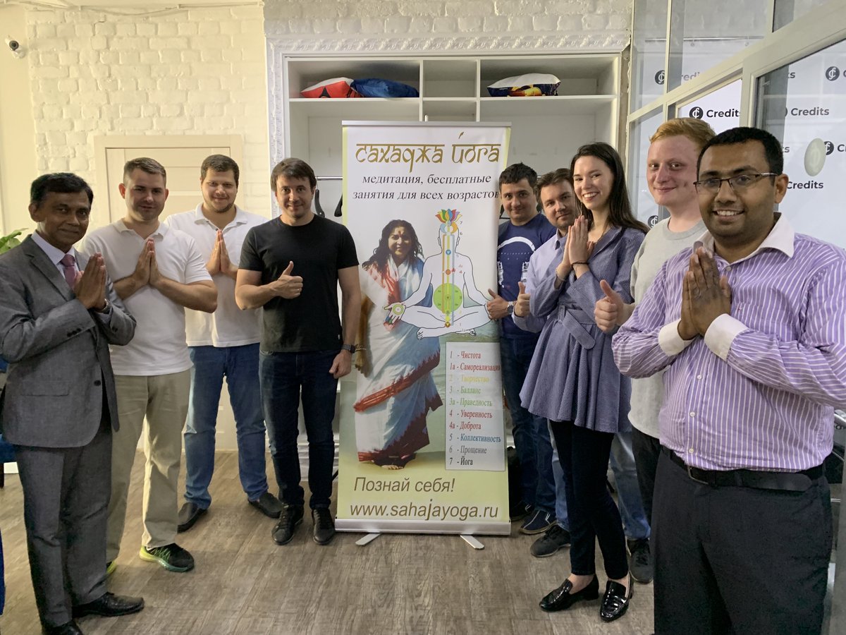 chugunov_igor80's tweet photo. Yoga &amp; meditation helps in being in the moment. 

Happy #YogaDay2019

#creditsteam #blockchain #cryptocurrency https://t.co/957EoKB3bj