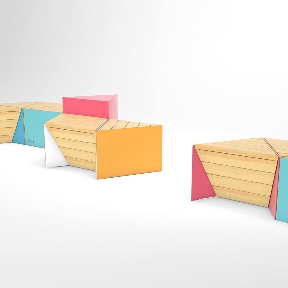 SamsonUE's tweet image. Puzzelen met vorm en kleur met de nieuwe Sonobe lijn. Hij is modulair, kleurrijk en jouw eigen puzzelstuk. Speel met de visuele perceptie en maak optimaal gebruik van variaties in tinten. Voor een informele setting op publieke plaatsen. bit.ly/2RBe1EZ #schoolplein