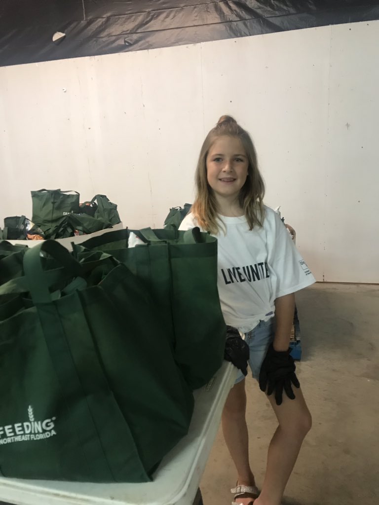 #UWDayofAction is a family affair at the #BakerCounty Fairgrounds!