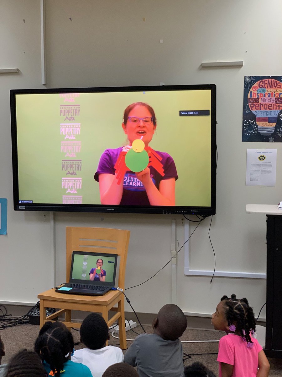 #Dunbar Kindercamp virtual field trip ⁦<a href="/CtrPuppetryArts/">Center for Puppetry Arts</a>⁩
